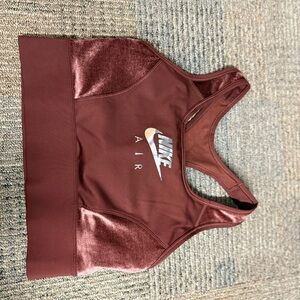 Nike Air Burgundy Sports Bra